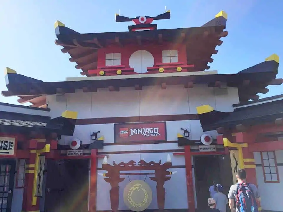 ride ninjago at legoland in florida