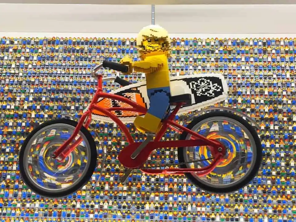 legoland florida hotel mini figure wall 