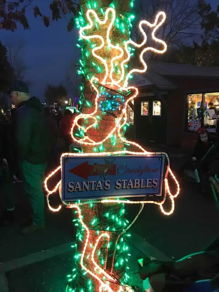 Christmas at Hersheypark light display