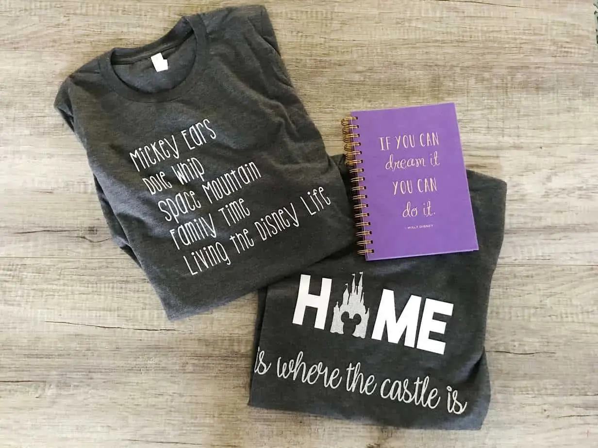 disney inspired tshirts to pack for disney 