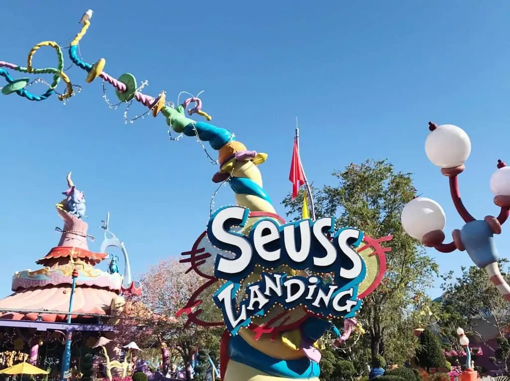 entrance to seuss landing