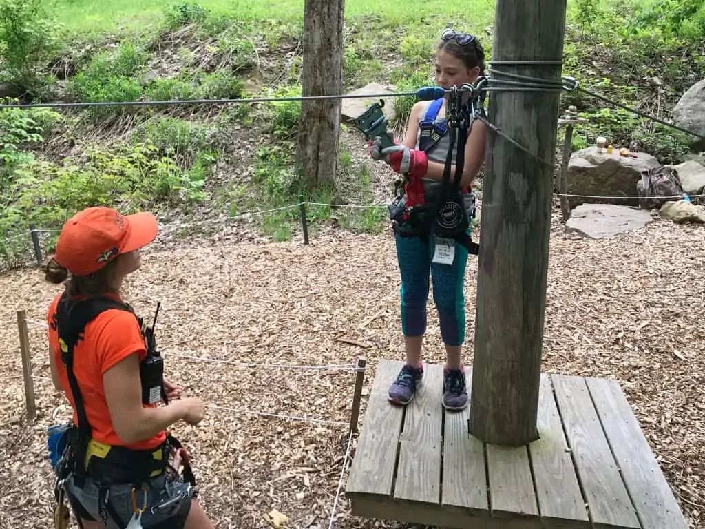 practice at sky high adventure park