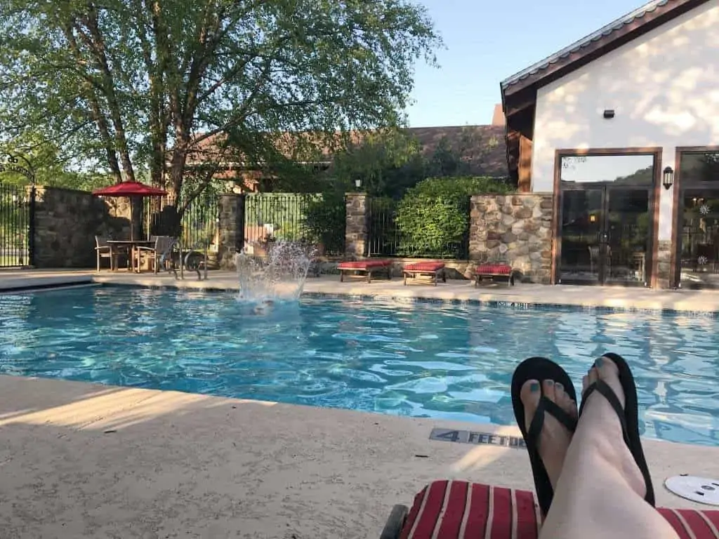 Outdoor pool at the Inn at Holiday Valley