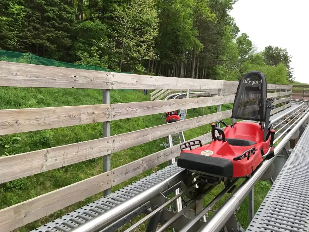 moutain coaster at sky high