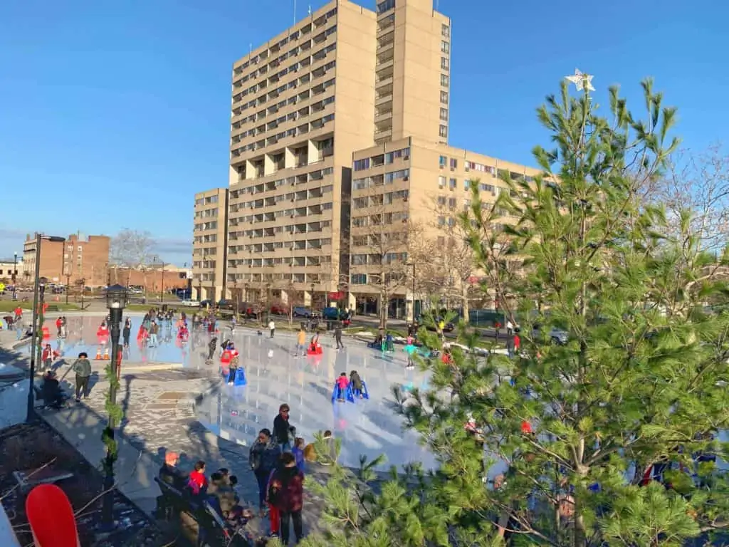 Roc Holiday Village Ice Skating