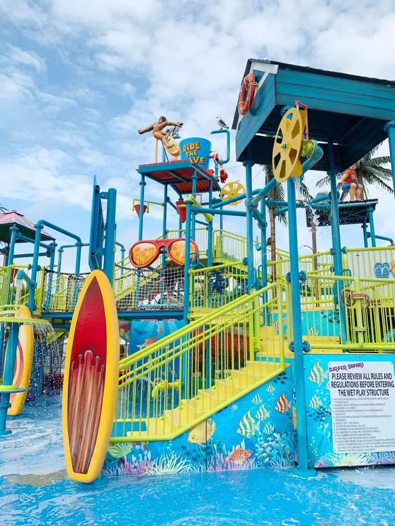 Encore Resort Splash Pad at Water Park