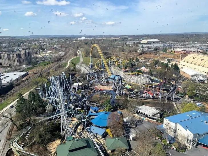 Hersheypark Kiss Tower. 