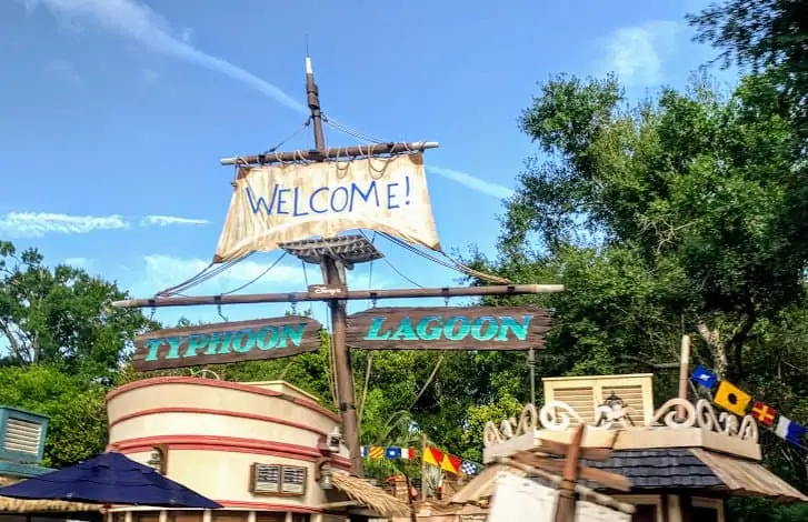 entrance to disney's typhoon lagoon water park