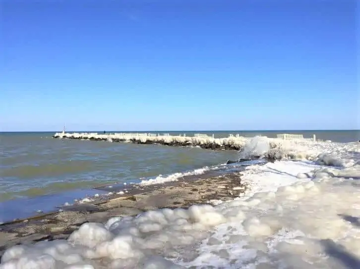 finger lakes in winter webster lake.