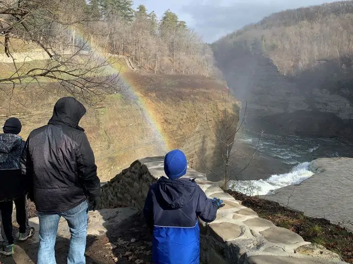 finger lakes in winter letchworth.