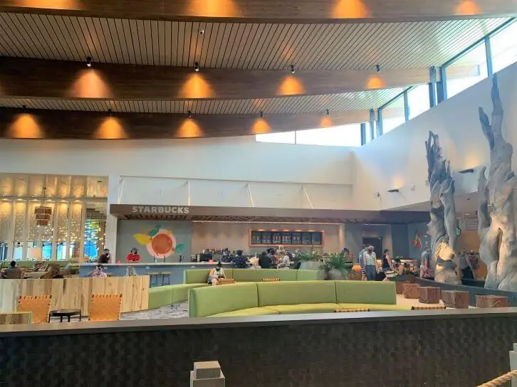 lobby at universal endless summer resort dockside