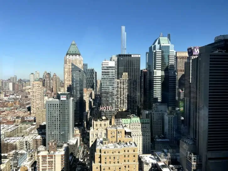 views from the westin times square