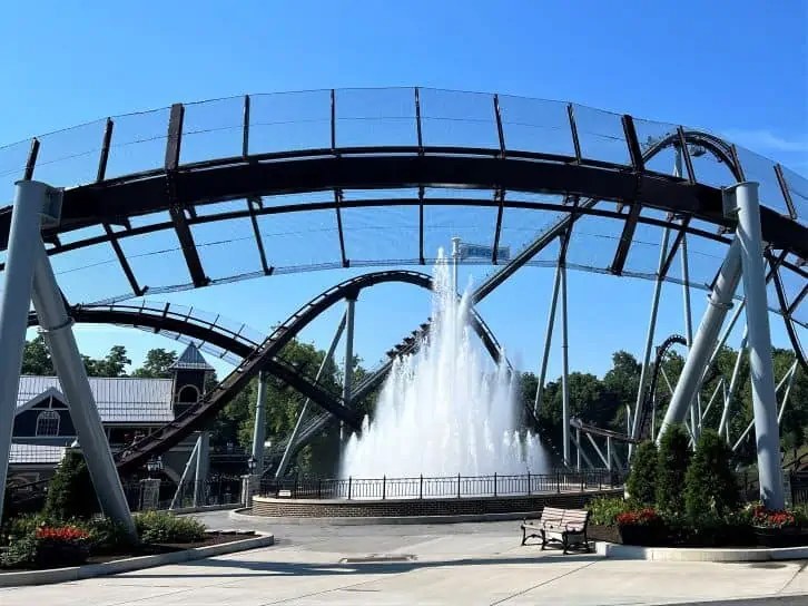 hersheypark tips kissing fountain