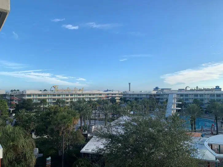 Cabana Bay Beach Resort at Universal Morning View