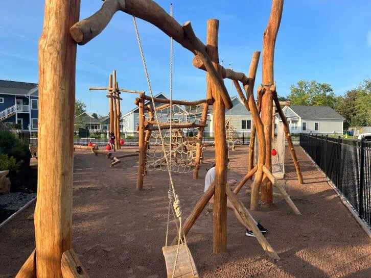 playground at the cove at sylvan beach