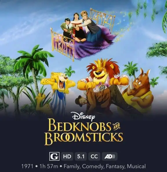 best disney movie musicals bedknobs and broomsticks