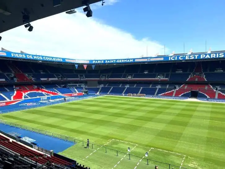 family trip to paris PSG stadium