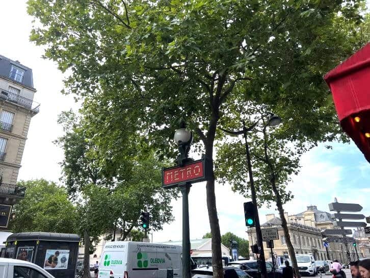 family trip to paris metro