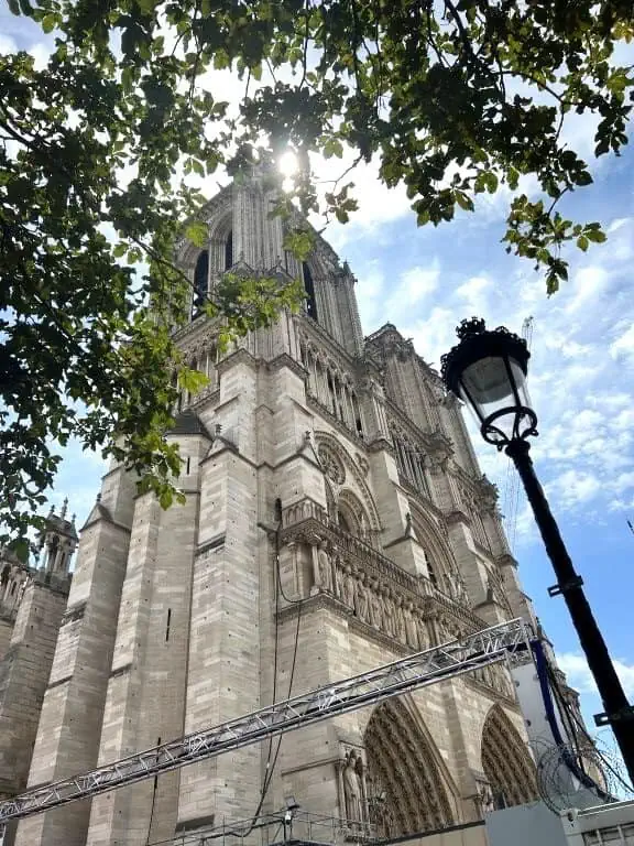 family trip to paris notre dame cathedral