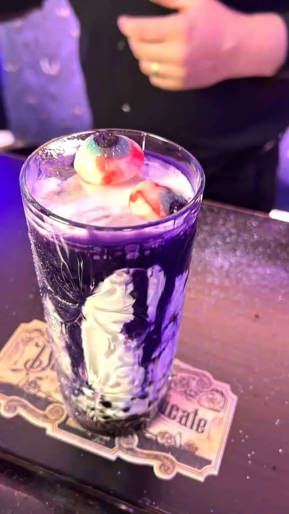 ghoulish delight on haunted mansion bar disney treasure